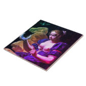 ANTIEK RENAISSANCE TAROTS 18/THE MOON TEGELTJE (Zijkant)