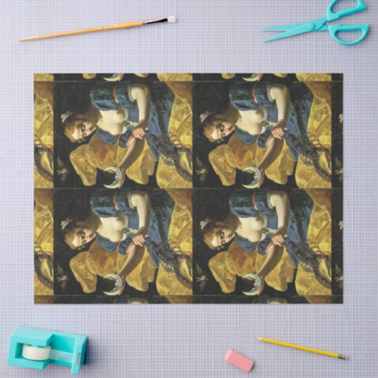 ANTIEK RENAISSANCE TAROTS 18/THE MOON TISSUEPAPIER (Craft)