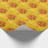 ANTIEK RENAISSANCE TAROTS 19 / THE SUN Yellow Cadeaupapier (Hoek)