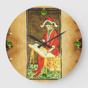 ANTIEK RENAISSANCE TAROTS 1/MAGICIAN GROTE KLOK