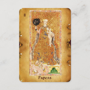 ANTIEK RENAISSANCE TAROTS 2 / PAPIER ( CHARITEIT ) AANKONDIGING