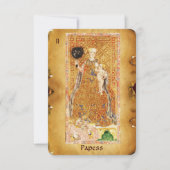 ANTIEK RENAISSANCE TAROTS 2 / PAPIER ( CHARITEIT ) AANKONDIGING (Voorkant)