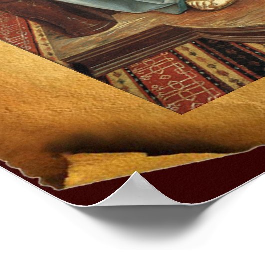 ANTIEK RENAISSANCE TAROTS 5/POPE Parchment Poster (Hoek)