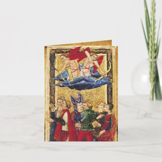 ANTIEK RENAISSANCE TAROTS 6/THE LOVERS Valentijn Feestdagen Kaart (Voorkant)