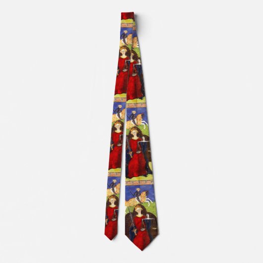 ANTIEK RENAISSANCE TAROTS 8/ JUSTITIE STROPDAS (Achterkant)