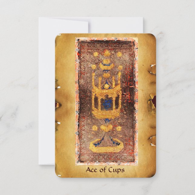 ANTIEK RENAISSANCE TAROTS / ACE OF CUPS (Voorkant)