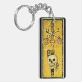 ANTIEK RENAISSANCE TAROTS ,ACE OF SWORD SLEUTELHANGER (Voorkant Links)