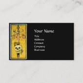 ANTIEK RENAISSANCE TAROTS, ACE OF SWORDS Black Visitekaartje (Voorkant)