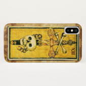 ANTIEK RENAISSANCE TAROTS,ACE OF SWORDS Parchment Case-Mate iPhone Case (Achterkant (horizontaal))