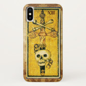 ANTIEK RENAISSANCE TAROTS,ACE OF SWORDS Parchment Case-Mate iPhone Case (Achterkant)