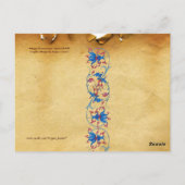 ANTIEK RENAISSANCE TAROTS / ACE OF SWORS BRIEFKAART (Achterkant)