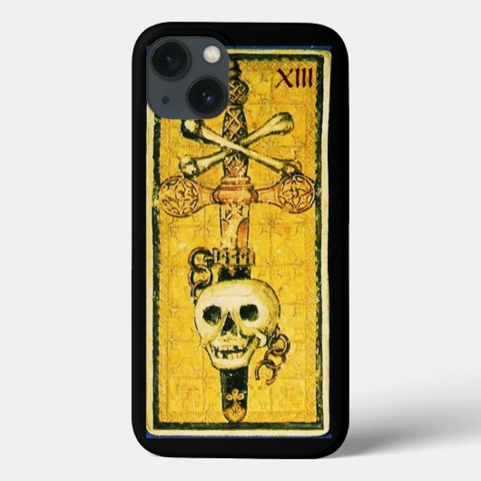 ANTIEK RENAISSANCE TAROTS / ACE OF SWORS Case-Mate iPhone CASE (Achterkant)