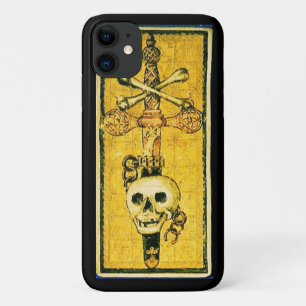 ANTIEK RENAISSANCE TAROTS / ACE OF SWORS iPhone 11 HOESJE