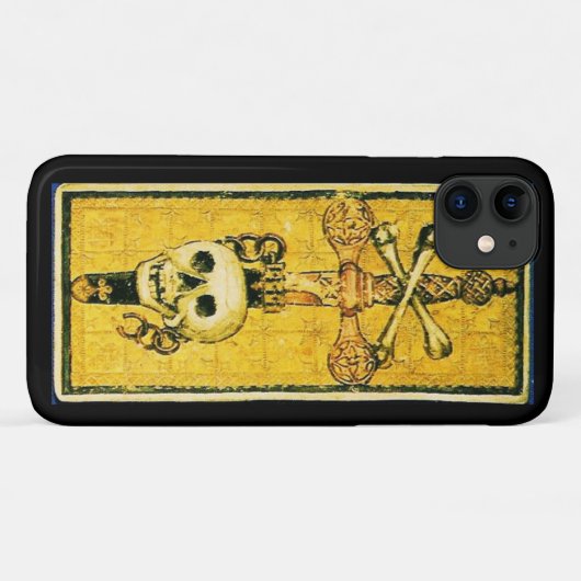 ANTIEK RENAISSANCE TAROTS / ACE OF SWORS Case-Mate iPhone CASE (Achterkant (horizontaal))