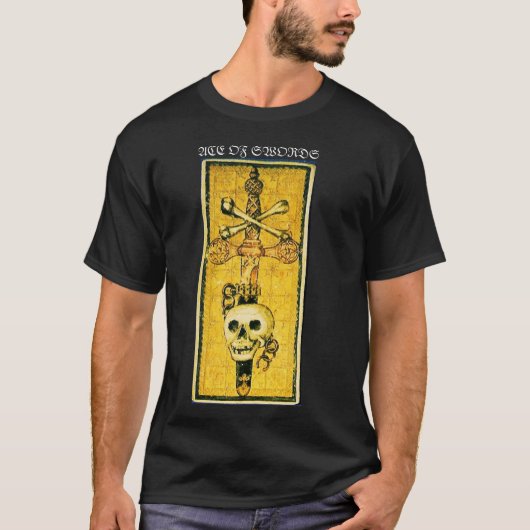 ANTIEK RENAISSANCE TAROTS/ACE OF SWORS T-SHIRT (Voorkant)