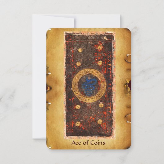 ANTIEK RENAISSANCE TAROTS / ACE VAN MUNTEN (Voorkant)