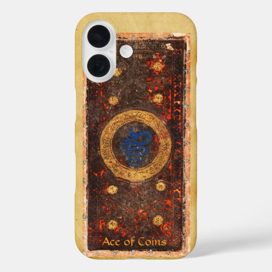 ANTIEK RENAISSANCE TAROTS / ACE VAN MUNTEN Case-Mate iPhone CASE (Achterkant)