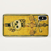 ANTIEK RENAISSANCE TAROTS, ACE VAN ZWAARDEN Geel Case-Mate iPhone Case (Achterkant (horizontaal))