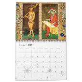 ANTIEK RENAISSANCE TAROTS BLOEMENPERKAMENT 2016 KALENDER (Jan 2027)