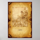 ANTIEK RENAISSANCE TAROTS / CHARIOT POSTER (Voorkant)