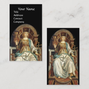 ANTIEK RENAISSANCE TAROTS DE PAUS Zwart Visitekaartje