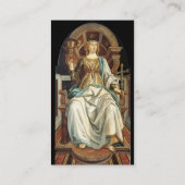 ANTIEK RENAISSANCE TAROTS DE PAUS Zwart Visitekaartje (Achterkant)