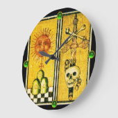 ANTIEK RENAISSANCE TAROTS /DE ZON,ACE OF SWORD GROTE KLOK (Hoek)