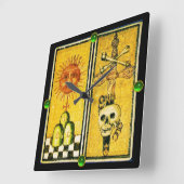 ANTIEK RENAISSANCE TAROTS /DE ZON,ACE OF SWORD VIERKANTE KLOK (Hoek)