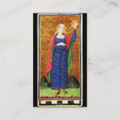 ANTIEK RENAISSANCE TAROTS / DE ZON EN DE STER VISITEKAARTJE (Achterkant)