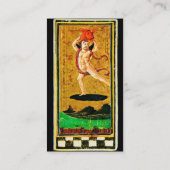 ANTIEK RENAISSANCE TAROTS / DE ZON VISITEKAARTJE (Achterkant)