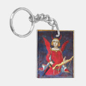 ANTIEK RENAISSANCE TAROTS, DEVIL, PRIDE, CONCEIT SLEUTELHANGER (Voorkant Links)