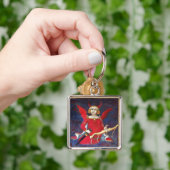 ANTIEK RENAISSANCE TAROTS , DEVIL, Pride Detail Sleutelhanger (Hand)