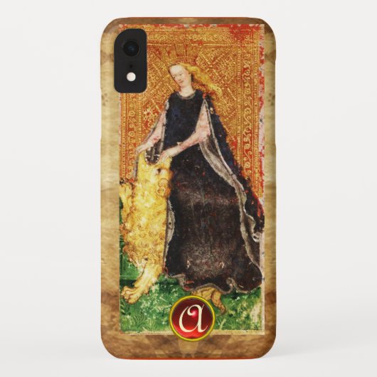 ANTIEK RENAISSANCE TAROTS, FORTITUDE- STRENGHT Case-Mate iPhone CASE (Achterkant)