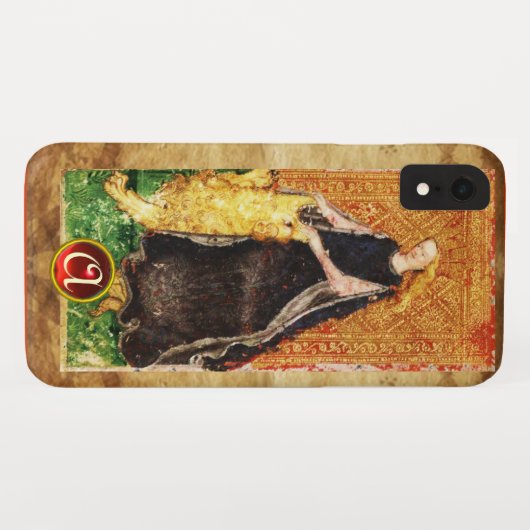 ANTIEK RENAISSANCE TAROTS, FORTITUDE- STRENGHT Case-Mate iPhone CASE (Achterkant (horizontaal))