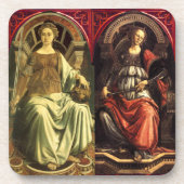 ANTIEK RENAISSANCE TAROTS / JUSTITIE -FORTITUDE ONDERZETTER (Voorkant)