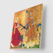 ANTIEK RENAISSANCE TAROTS/KING EN KONINGIN VAN KUP VIERKANTE KLOK (Hoek)
