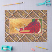 ANTIEK RENAISSANCE TAROTS, KONINGIN VAN BEKERS TISSUEPAPIER (Craft)