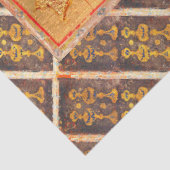 ANTIEK RENAISSANCE TAROTS, KONINGIN VAN BEKERS TISSUEPAPIER (Detail)