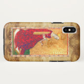 ANTIEK RENAISSANCE TAROTS / KONINGIN VAN CUPS Case-Mate iPhone CASE (Achterkant (horizontaal))