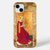 ANTIEK RENAISSANCE TAROTS / KONINGIN VAN CUPS Case-Mate iPhone CASE (Achterkant)