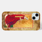 ANTIEK RENAISSANCE TAROTS / KONINGIN VAN CUPS Case-Mate iPhone CASE (Achterkant (horizontaal))