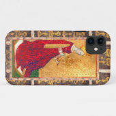 ANTIEK RENAISSANCE TAROTS / KONINGIN VAN CUPS Case-Mate iPhone CASE (Achterkant (horizontaal))