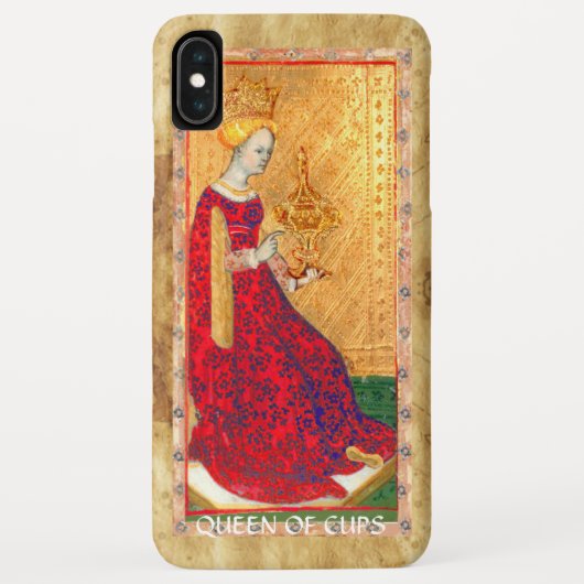 ANTIEK RENAISSANCE TAROTS / KONINGIN VAN CUPS Case-Mate iPhone CASE (Achterkant)