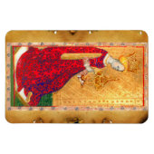 ANTIEK RENAISSANCE TAROTS / KONINGIN VAN CUPS MAGNEET (Horizontaal)