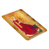 ANTIEK RENAISSANCE TAROTS / KONINGIN VAN CUPS MAGNEET (Rechterzijde)