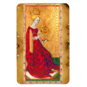 ANTIEK RENAISSANCE TAROTS / KONINGIN VAN CUPS MAGNEET (Verticaal)