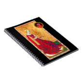 ANTIEK RENAISSANCE TAROTS/KONINGIN VAN CUPS MONOGR NOTITIEBOEK (Rechterzijde)
