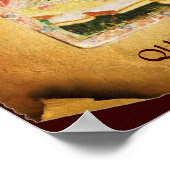 ANTIEK RENAISSANCE TAROTS / KONINGIN VAN SWOREN POSTER (Hoek)