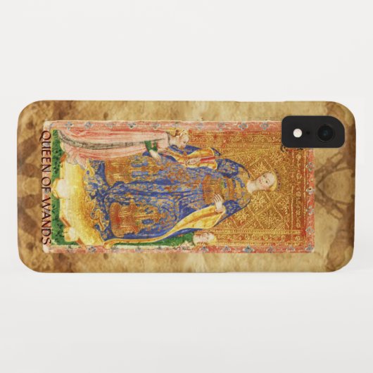 ANTIEK RENAISSANCE TAROTS / KONINGIN VAN WANNEER Case-Mate iPhone CASE (Achterkant (horizontaal))
