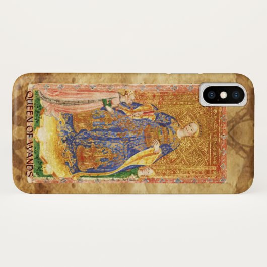 ANTIEK RENAISSANCE TAROTS / KONINGIN VAN WANNEER Case-Mate iPhone CASE (Achterkant (horizontaal))